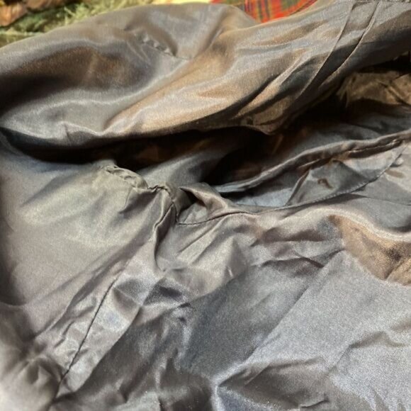 VTG Pendleton Womens Plaid Blazer With Velvet Collar Size 14 Red Blue - Picture 7 of 12